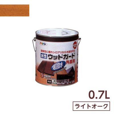 アサヒペン 水性ウッドガード外部用 クリア 1.6L 木部用 撥水 ツヤ消し