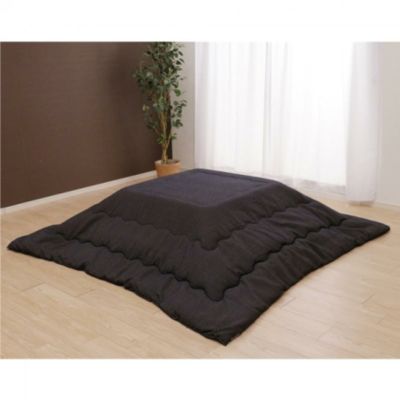 i】【代引不可】 イケヒコ こたつ布団 ブラウン 長方形 200×300cm TW