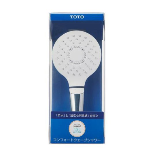 TOTO シャワーヘッド コンフォートウエーブシャワー めっき