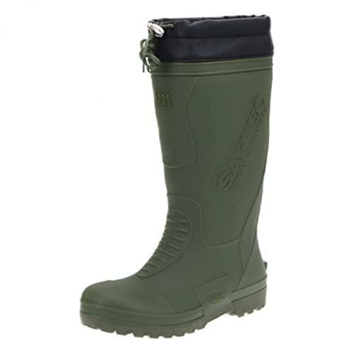 ミツウマ 安全長靴 セーフテック No.1100 黒 XLサイズ(28.0cm) 作業用