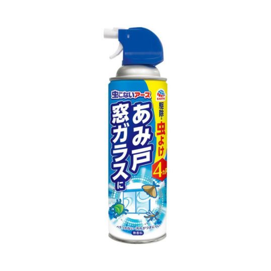 アース製薬 虫こないアース あみ戸・窓ガラスに 450mL 虫除け効果約4か月 屋外用虫よけ スプレー ガ 羽アリ ユスリカ カメムシ チョウバエ  DAIYU8 ONLINE SHOP