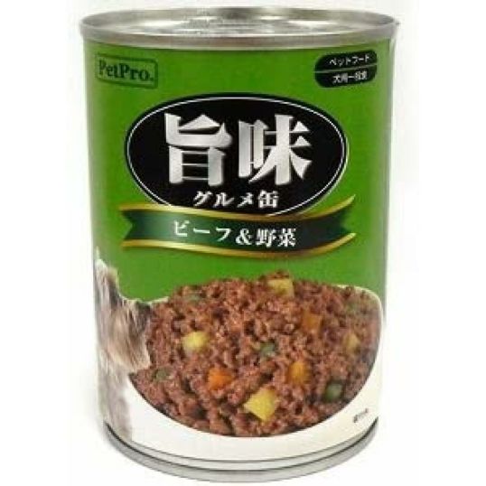 専用　犬用缶詰 48缶 ペットプロ 犬用 旨味グルメ缶 ビーフ＆野菜 375g 缶詰 愛犬用