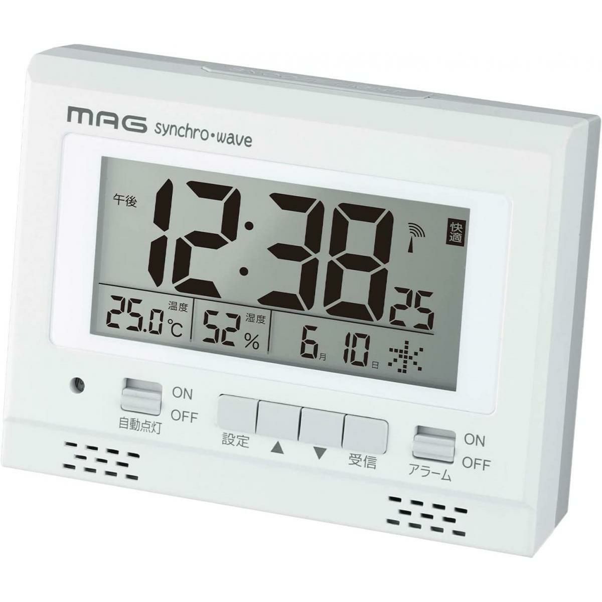 【商品名】 inti4s 光で起きる目覚まし時計 ホワイト ムーンムーン 光目覚まし時計 【inti4s】 ホワイト INTI4SWHITE [デジタル] ムーン