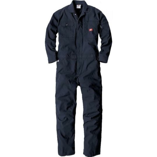 Dickies (ディッキーズ) ストレッチオックスツナギ ネイビー 3Lサイズ D-736　ワークウェア 作業着 作業服 つなぎ オーバーオールΩ