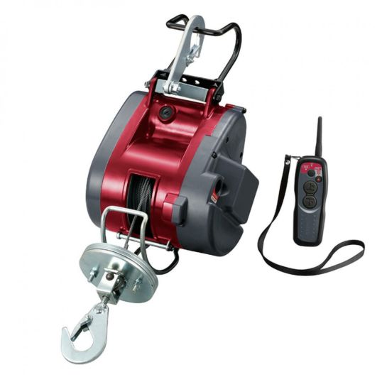 京セラ 旧リョービ リモコンウインチ AWI62RC プロ用 遠隔操作(約30m) 速度2段階 最大吊揚荷重 60kg ウインチΩ