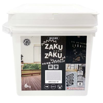 ニッペホーム STYLE ZAKUZAKU ザクザク 6kg モルタルグレー 水性厚膜