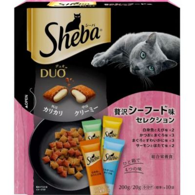 Amazon.co.jp: シーバ (Sheba) 猫用おやつ とろ~り メルティ まぐろ味セレクション 12g×20本入 : ペット用品