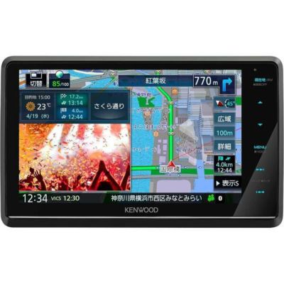 KENWOOD(ケンウッド) カーナビ フルセグ9V型フローティングモデル MDV-M908HDF 彩速/地デジ/Bluetooth内蔵/DVD/USB/SD  | DAIYU8 ONLINE SHOP