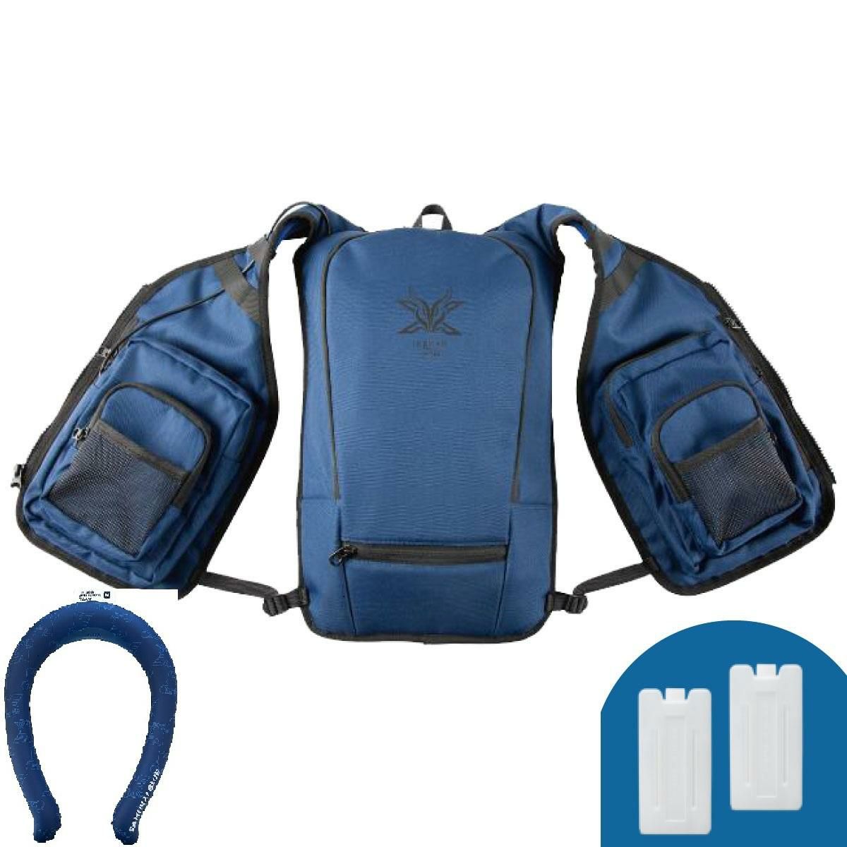 【アイスマンベスト PRO X の上位モデル】 アイスマンベスト プロ X LIMITED リミテッド 水冷服 ICMPX-LTD-NV ネイビー 紺 2024モデル 山真 Ω 商品説明      前面に大容量ポケット搭載！冷却チューブの設置面積の拡大！！現場で必要な工具、釣り道具、アウトドアギアなどもしっかり収納でき、仕事からレジャーまで様々なシーンで活躍します。薄型 V1635177025(12400円)