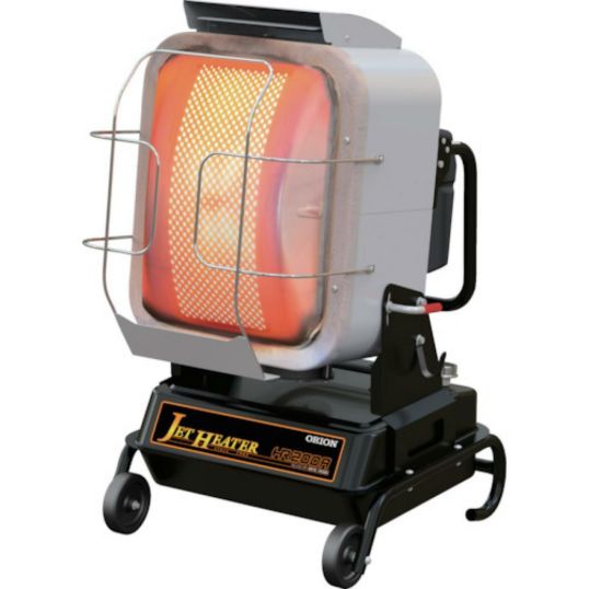 【I】オリオン機械 ジェットヒーターブライト HR200A 木造25坪/コンクリート35坪 まで 工場 倉庫 暖房　【沖縄・離島不可】【代引き不可】 I】オリオン機械 ジェットヒーターブライト HR200A 木造25坪