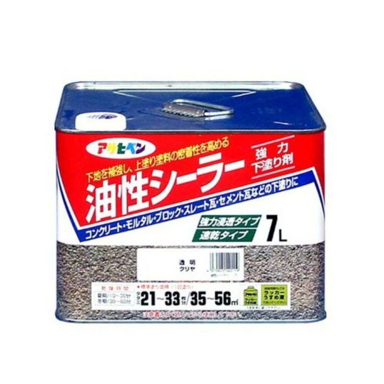 アサヒペン 油性シーラー 7L 透明（クリヤ） 塗料 下塗り | DAIYU8