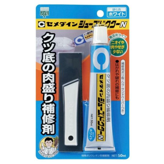 セメダイン 靴用補修剤 シューズドクターN ホワイト 50ml ブリスター