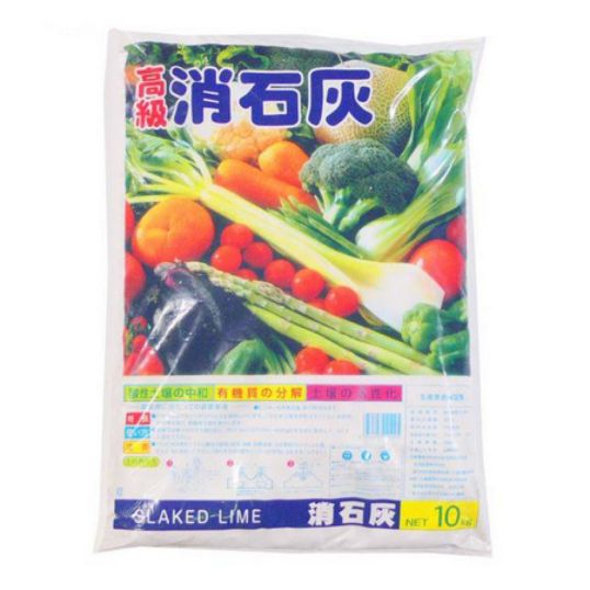 あかぎ園芸 消石灰 10kg 土壌中和剤 アルカリ分(有効石灰)65％ 531011