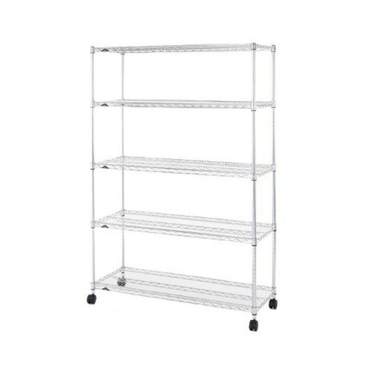 ドウシシャ スチールラック 幅120cm 5段 ルミナスレギュラー 幅121.5  