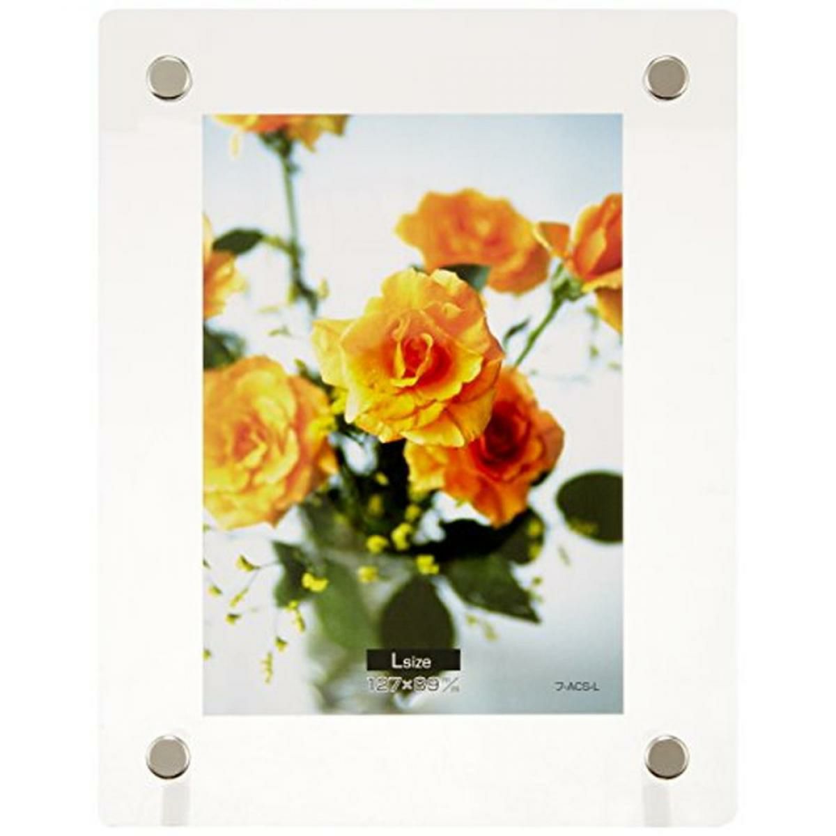 NAKABAYASHI アクリル製 ピクチャーフレーム スタンドタイプ L判用 ﾌ