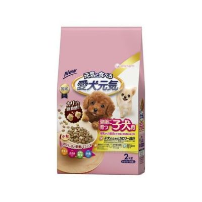 愛犬元気 健康に育つ子犬用 チキン・ささみ・緑黄色野菜・小魚入り 2kg ドッグフード | DAIYU8 ONLINE SHOP