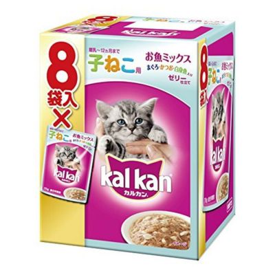 カルカン 幼猫用総合栄養食 ゼリー仕立て まぐろ 子ねこ用 70g×288個 まぐろ まぐろ たい入り 8袋入り(子ねこ用ウエットフード