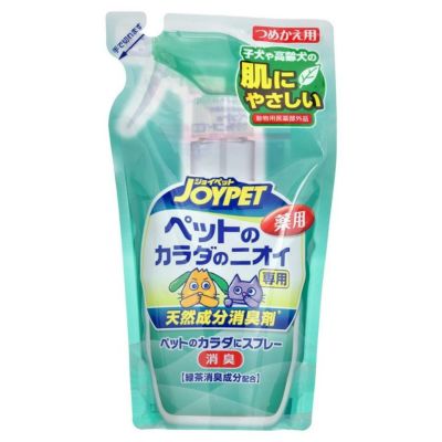 動物用医薬部外品】 JOYPET(ジョイペット) 薬用 天然成分消臭剤 ペットのカラダのニオイ専用 つめかえ用 240ml | DAIYU8  ONLINE SHOP