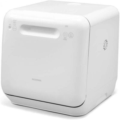 清掃家電　アイリスオーヤマ 食器洗い乾燥機 (ホワイト) [ISHT-5000-W](状態：給水カップ、取扱説明書欠品/本体、ホース状態難) 食洗機 食器洗い乾燥機 食器乾燥機 ホワイト ISHT-5000-W