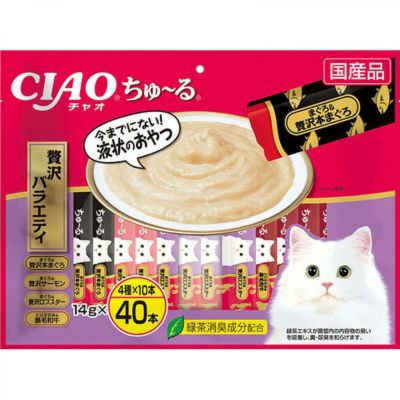 いなばペットフード CIAO(チャオ) ちゅ～る 14g×40本入り 贅沢