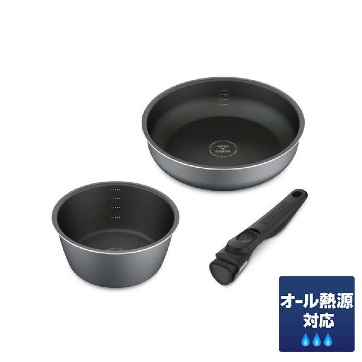 在庫有・即納】【C】 アイリスオーヤマ ダイヤモンドコートフライパン