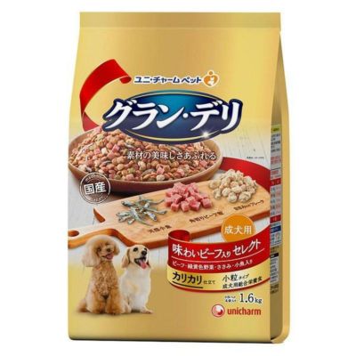 ユニ・チャーム グラン・デリ フレシャスアダルト成犬用 チキン＆ビーフ入り 2kg GranDeli/Frecious/国産/ドライフード |  DAIYU8 ONLINE SHOP